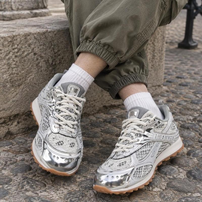 PRX-01 Chrome Runner on foot, seated