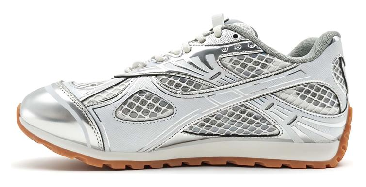 PRX-01 Chrome Runner in Silver, side profile