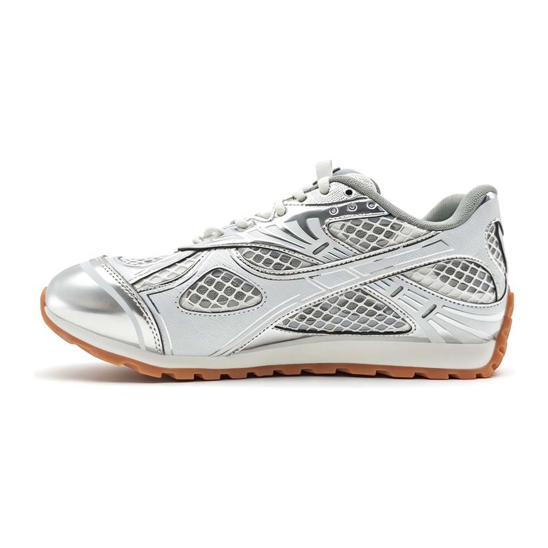 PRX-01 Chrome Runner in Silver, side profile