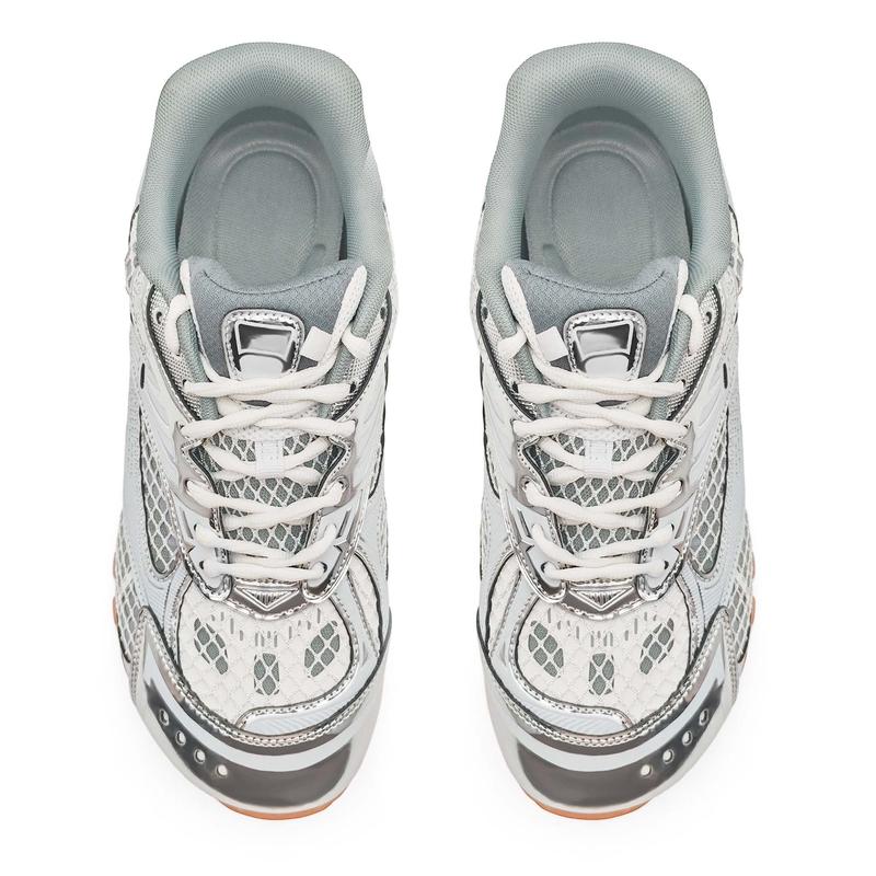 PRX-01 Chrome Runner in Silver, top view